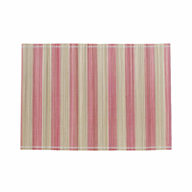 Jora Faded Bamboo Placemat - Set of 4 - Pink