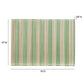Jora Faded Bamboo Placemat - Set of 4 - Green