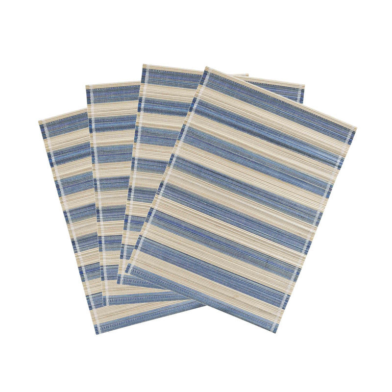 Jora Faded Bamboo Placemat - Set of 4 - Blue