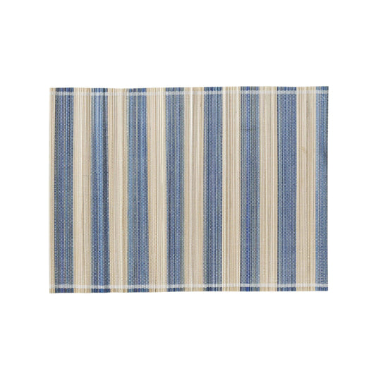 Jora Faded Bamboo Placemat - Set of 4 - Blue