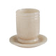 Channeled Swirl Resin Kiddush Cup - Tan