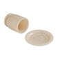 Channeled Swirl Resin Kiddush Cup - Tan