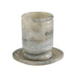 Channeled Swirl Resin Kiddush Cup - Onyx