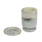 Channeled Swirl Resin Kiddush Cup - Onyx
