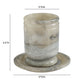 Channeled Swirl Resin Kiddush Cup - Onyx