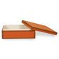 Acre Orange Cotton Jute Contract-Grade Jewelry Box