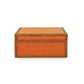 Acre Orange Cotton Jute Contract-Grade Jewelry Box