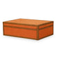 Acre Orange Cotton Jute Contract-Grade Jewelry Box