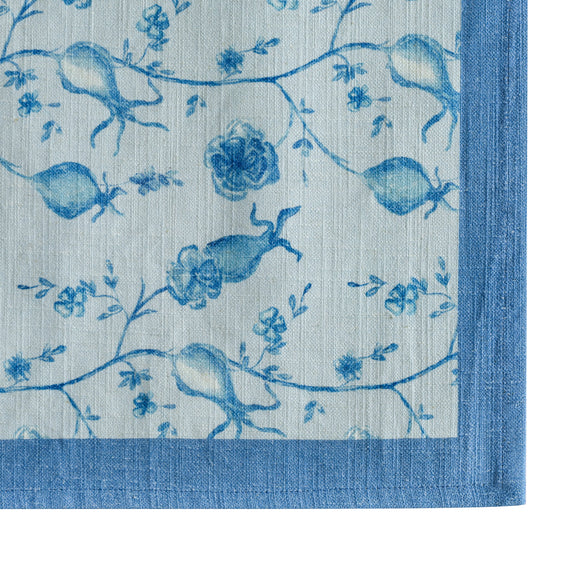 Dolce Natural Cotton Napkin - Set of 4 - Baby Blue