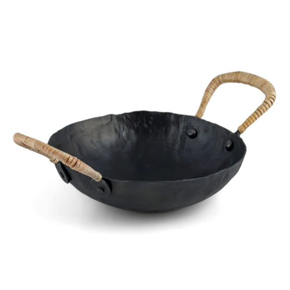 Verma Black Hammered Iron Catchall