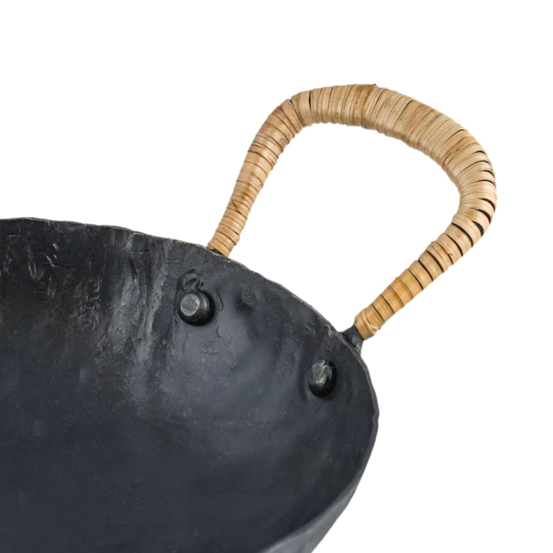 Verma Black Hammered Iron Catchall