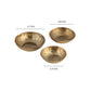 Shah Antique Brass Hammered Iron Catchall Round Bowls - Set of 3