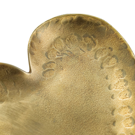 Coeur Brass Hammered Iron Heart-Shaped Catchalls - Set of 3
