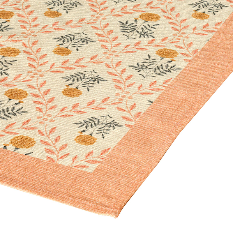 Dolce Natural Cotton Table Cloth - Blush / 70" x 120"