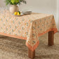 Dolce Natural Cotton Table Cloth - Blush / 70" x 140"