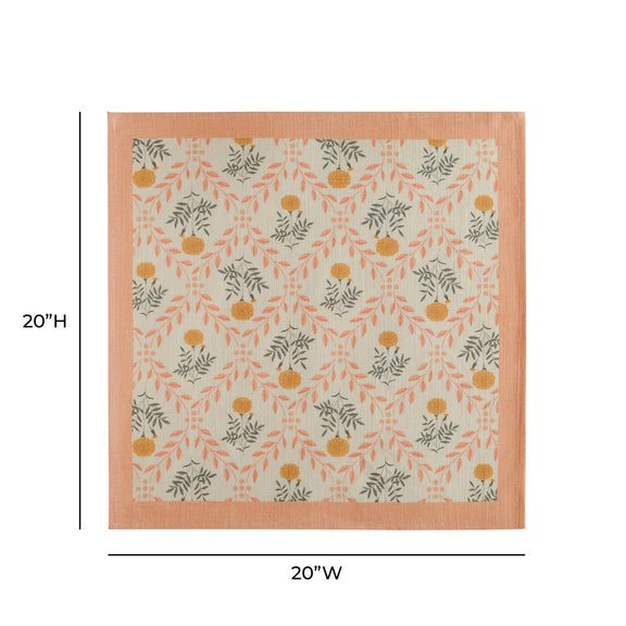 Dolce Natural Cotton Napkin - Set of 4 - Blush