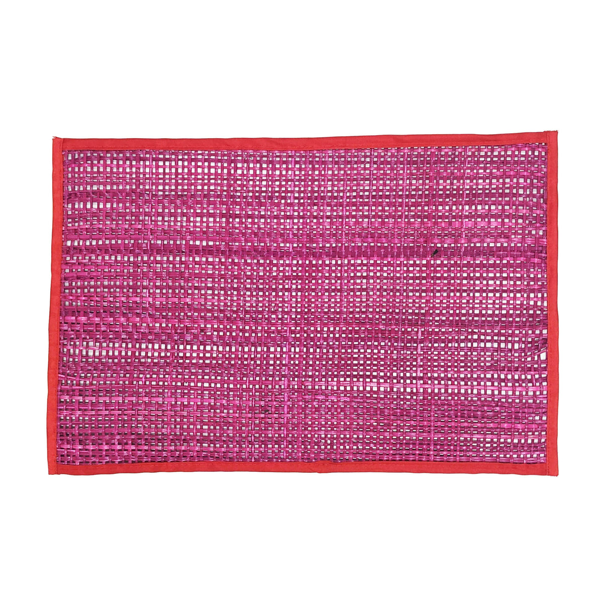 Peele Seagrass Placemat - Set of 4 - Pink