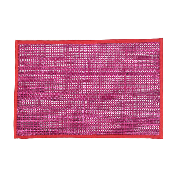 Peele Seagrass Placemat - Set of 4 - Pink