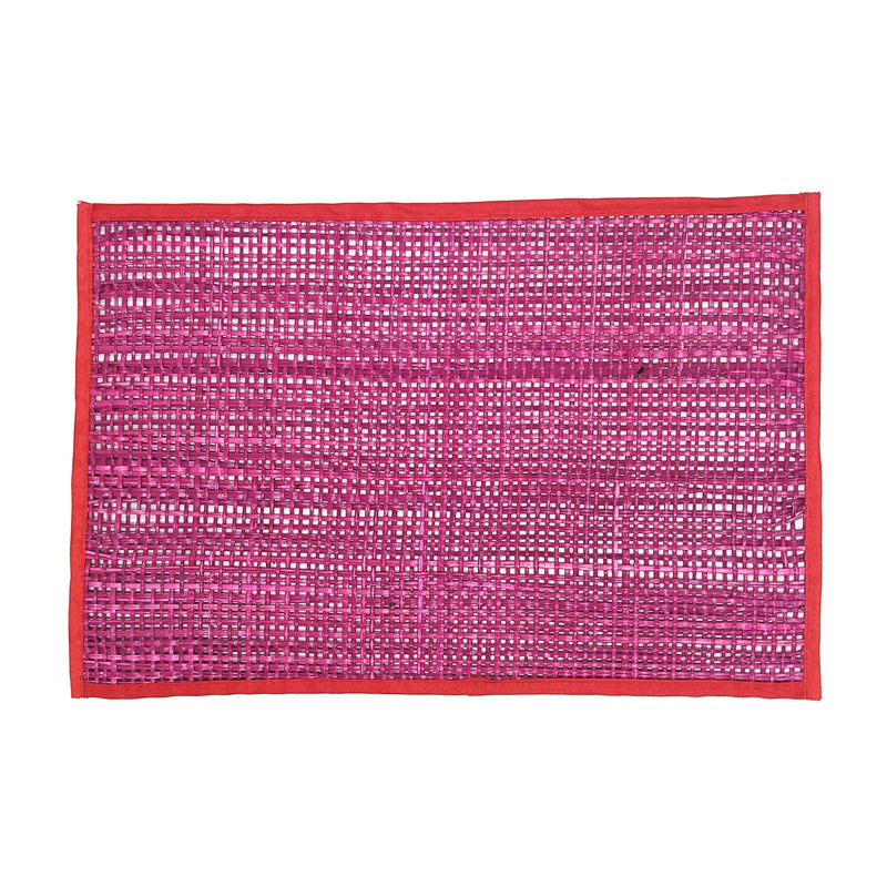 Peele Seagrass Placemat - Set of 4 - Pink
