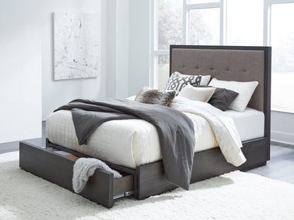 Oxford Storage Bed in Dolphin
