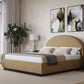 Flex California King-Size Upholstered Bed in Porcini Chenille (2026)