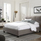 Adona Full-Size Upholstered Platform Bed in Dolphin Linen (2026)