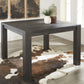Meadow Solid Wood Square Counter Table in Graphite