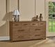 Hollis 8 Drw Dresser - Cbn Glw