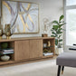 One Coastal Modern 74 inch TV Console in Bisque