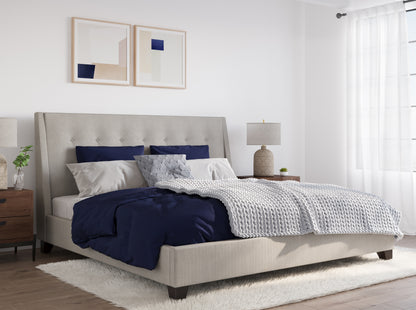 Madera Upholstered Platform Bed in Putty (2026)