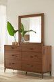 Adler Six Drawer Dresser in Natural Walnut (2024)