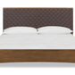 Arden Pfm QN Bed - Dk Ch/T Bwn