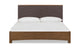 Arden Pfm QN Bed - Dk Ch/T Bwn