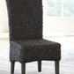 Meadow Chair Water Hyacinth in Graphite