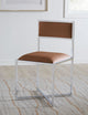 Amalfi X-Base Chair in Cognac Leather