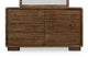 Boka Six Drawer Acacia Wood Dresser in Impala