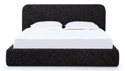 Elora Upholstered Platform Bed in Moonlight Chenille