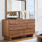 Ocean Six Drawer Solid Wood Dresser in Natural Sengon (2024)