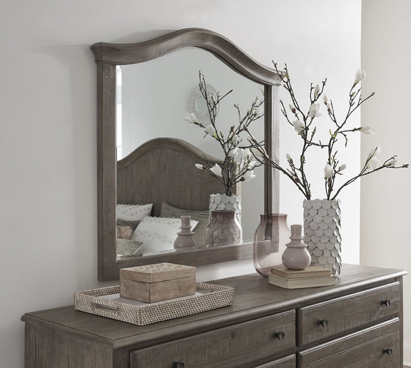 Ella Mirror in Camel