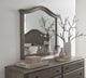 Ella Mirror in Camel