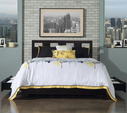 Riva Platform Storage Bed in Espresso