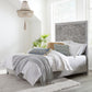 Boho Chic Full-Size Bed in Washed White