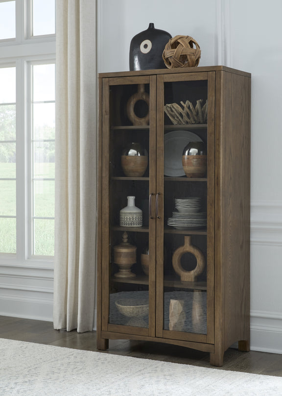 Arden Curio Cabinet - Tvn Brwn