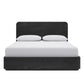 Elora Full-Size Ash Wood Platform Bed in Jet