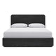Elora Full-Size Ash Wood Platform Bed in Jet