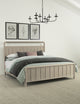 Camden Full-size Shiplap Oak Wood Platform Bed in Chai