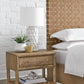 Dorsey One Drawer USB-charging Nightstand in Granola