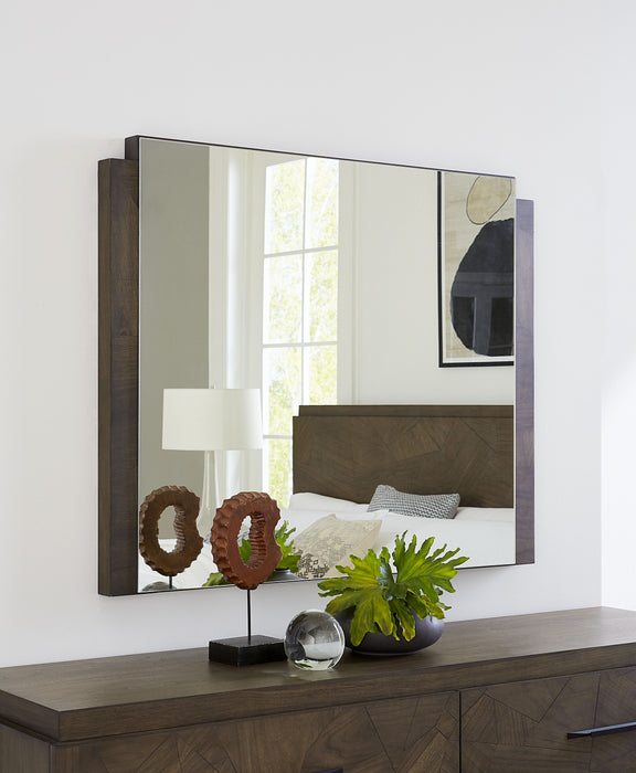Broderick Dresser Mirror in Wild Oats Brown