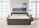 Kiki Upholstered Platform Bed in Pumpernickel Boucle (2026)