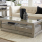 Oxford Two-Drawer Coffee Table in Mineral
